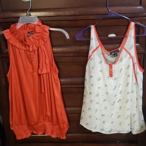 Blouse and tank top shirt XL